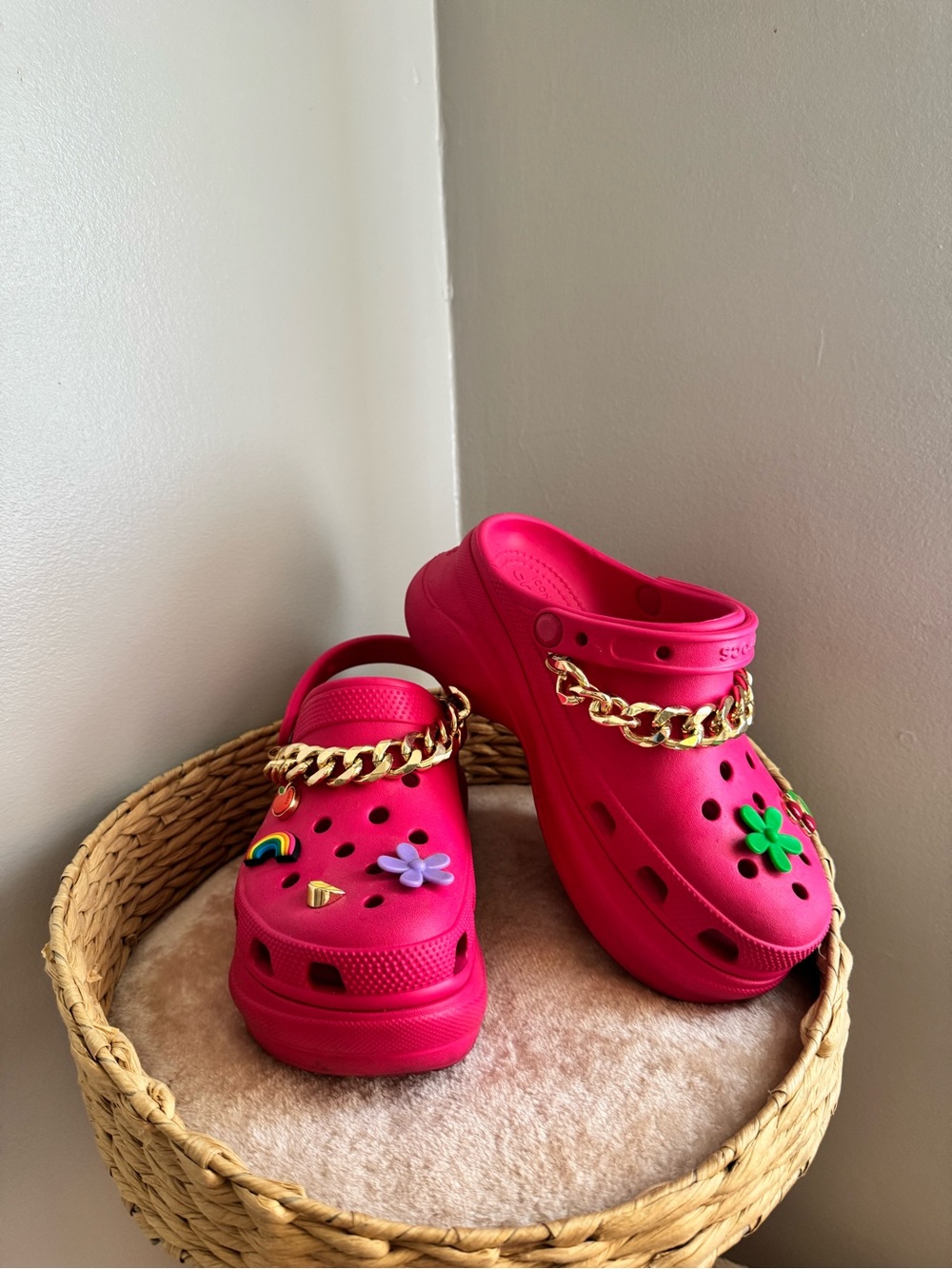 Platform Pink Crocs